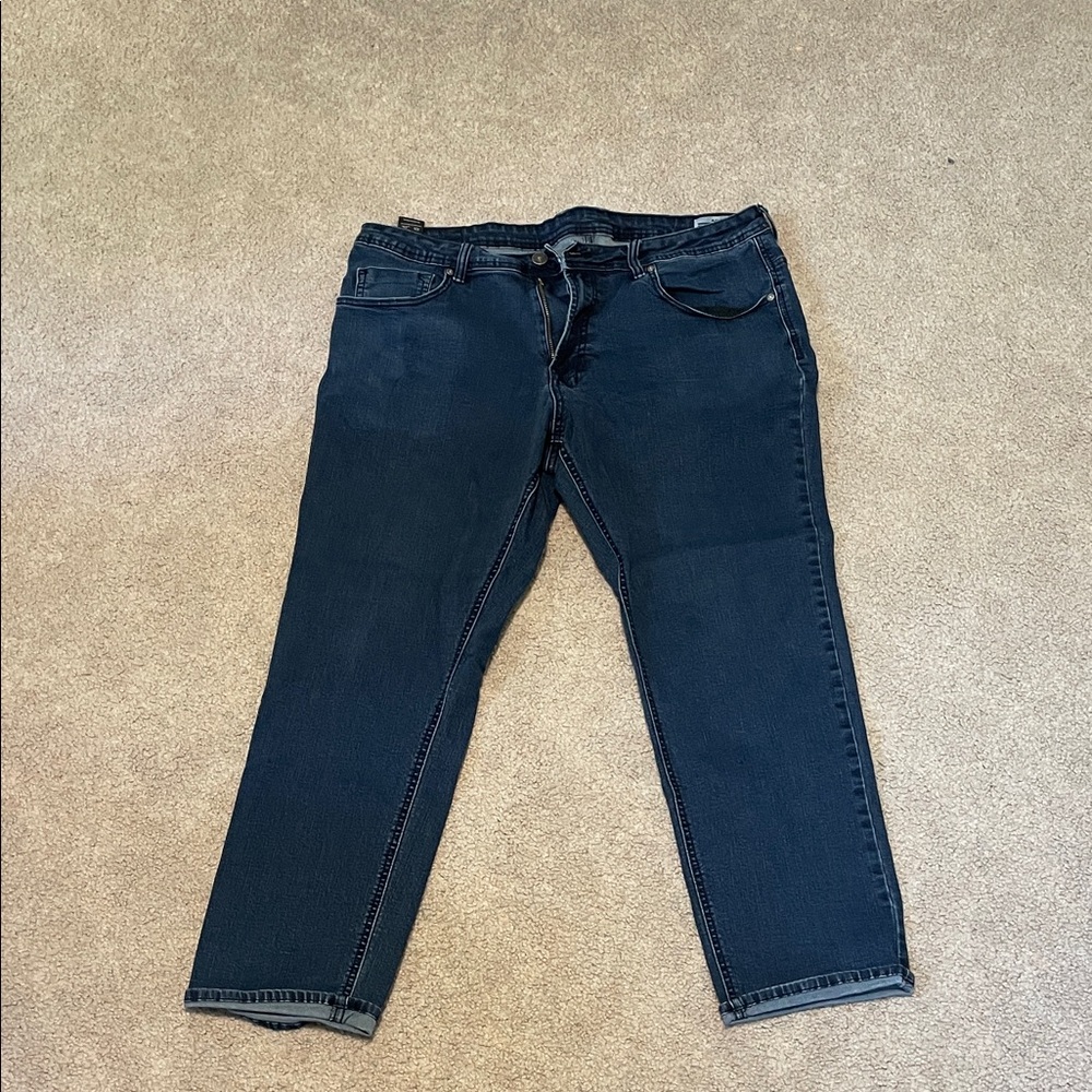 Adam Dark Blue Straight Jeans